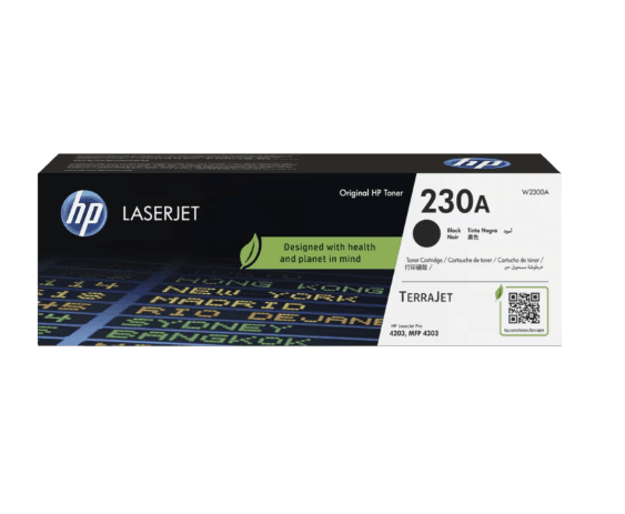 W2300A HP 230A Black Original LaserJet Toner Cartridge