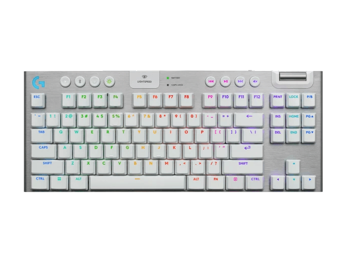 Teclado Logitech G915 X TKL White Mech RGB Wifi 920-012732