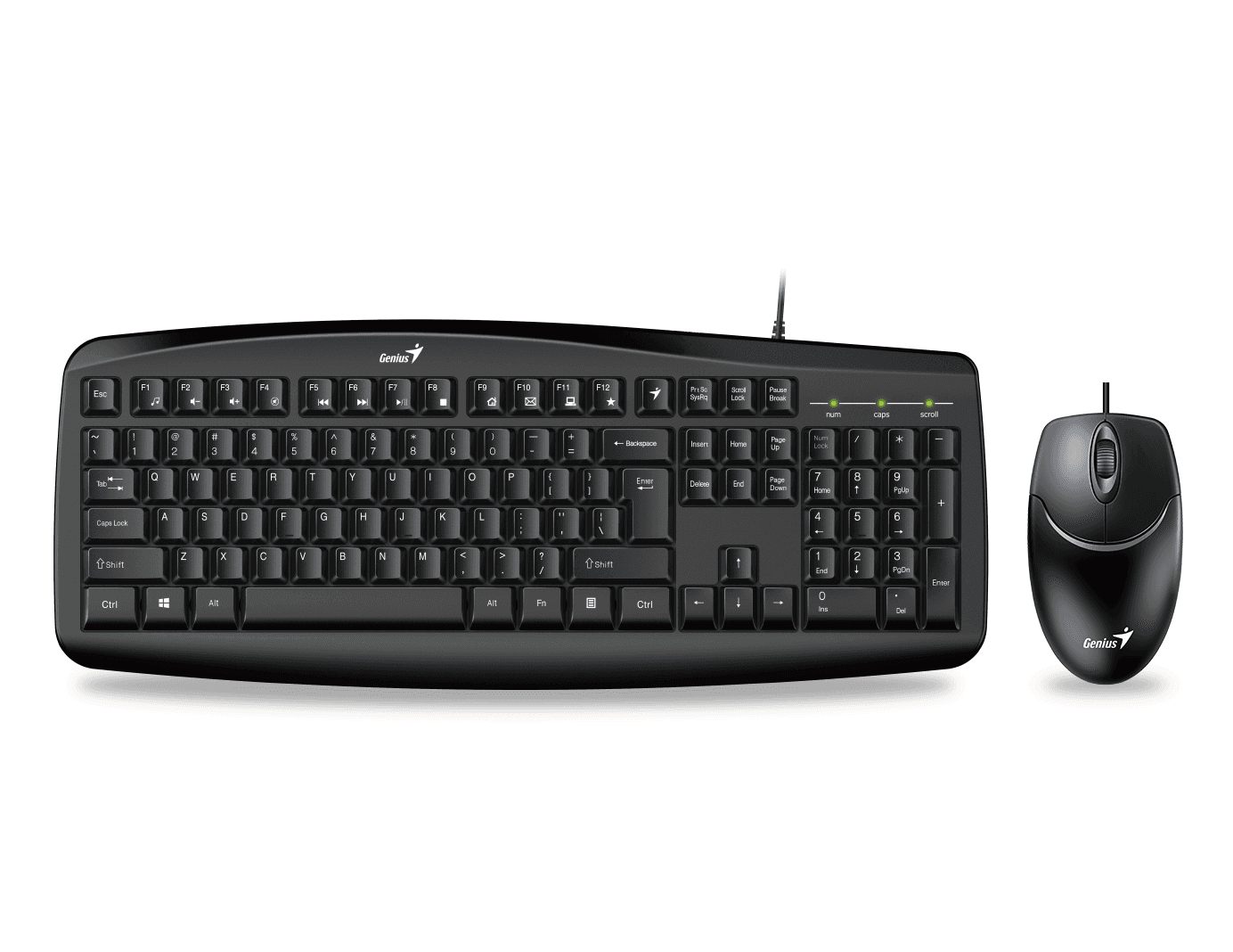 Teclado+Mouse Genius KM-200 USB BLK