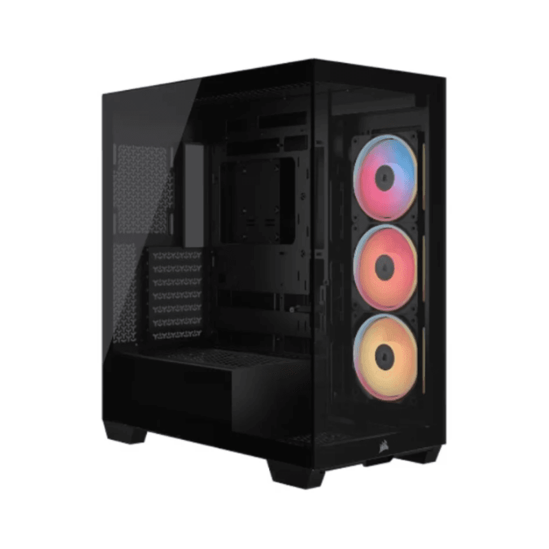 Gabinete Corsair 3500X LX-R RGB iCUE Mid-Tower TG Black