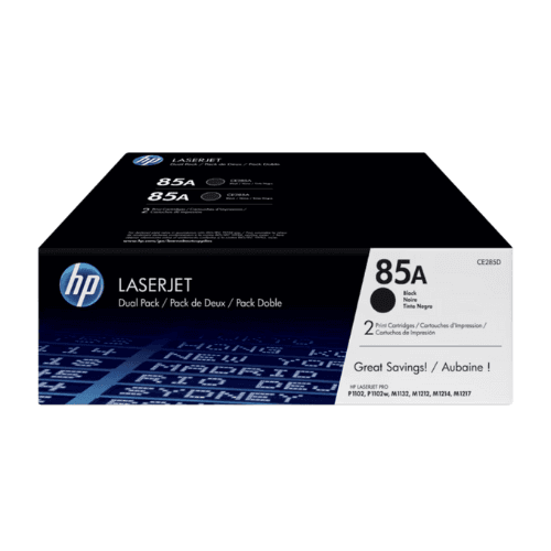 CE285AD HP 85A Blk Dual Pack LJ Toner Cartridge