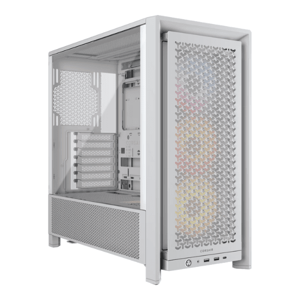 Gabinete Corsair 4000D FRAME RS ARGB Mid-Tower Fanx3 White