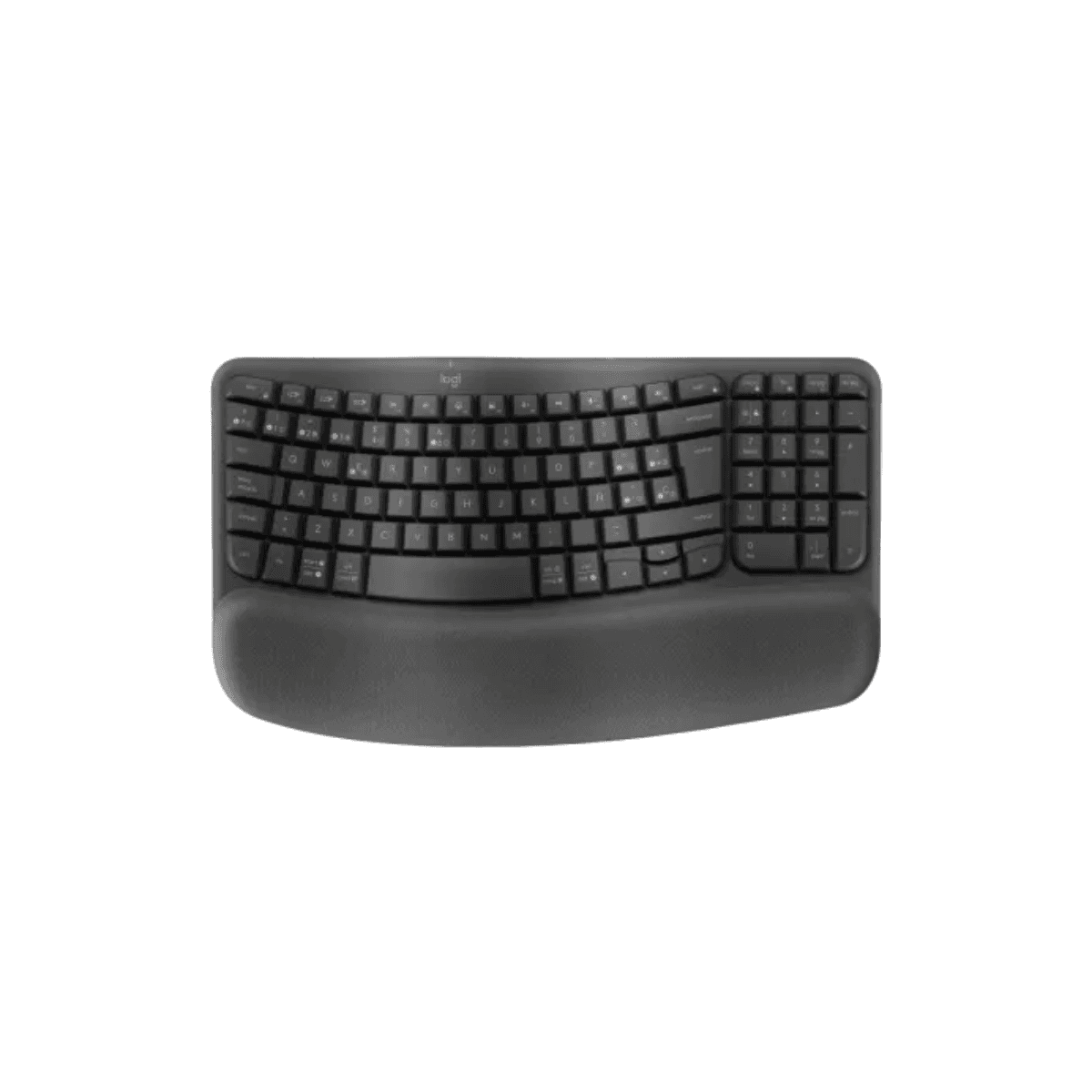 Teclado Logitech Wireless Wave Keys Ergo Black Esp 920-012278