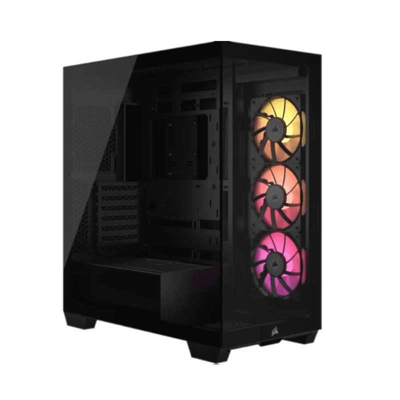 Gabinete Corsair iCUE 3500X RGB Mid-Tower TG Fan iCUE x3 Black