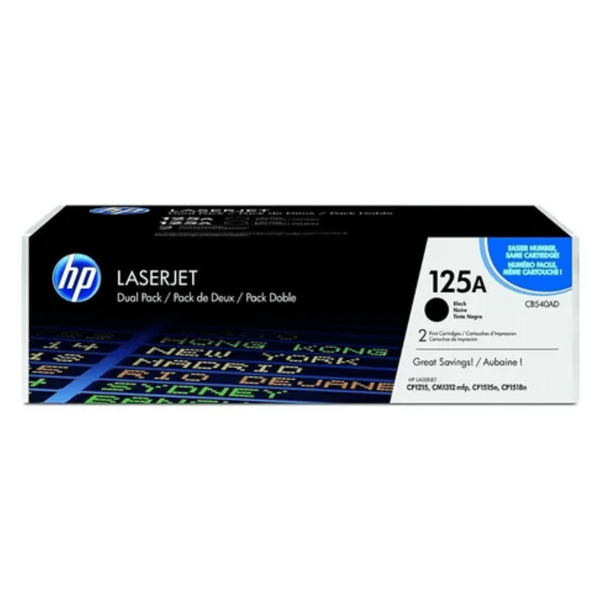 HP Color LaserJet 125A Black CP1215/1515 CB540A