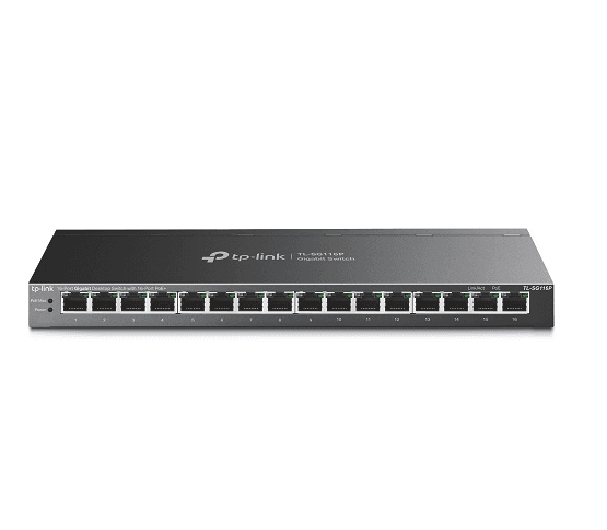 TL-SG116P Switch 16P Giga POE TpLink Smart Gigabit