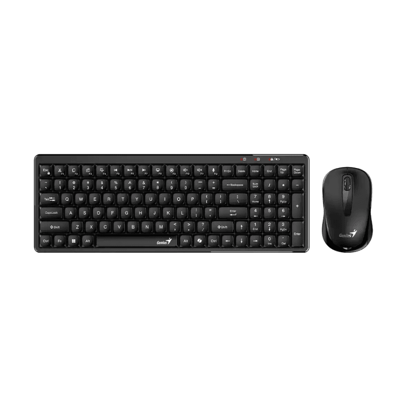 Teclado+Mouse Genius LuxeMate Q8100 Black SP 2.4GHZ
