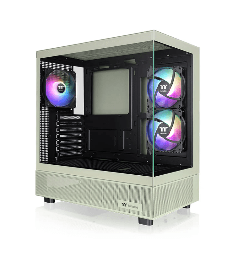 Gabinete TT View 270 Plus Mid-Tower TG x2 Fan ARGB x3 Matcha Green